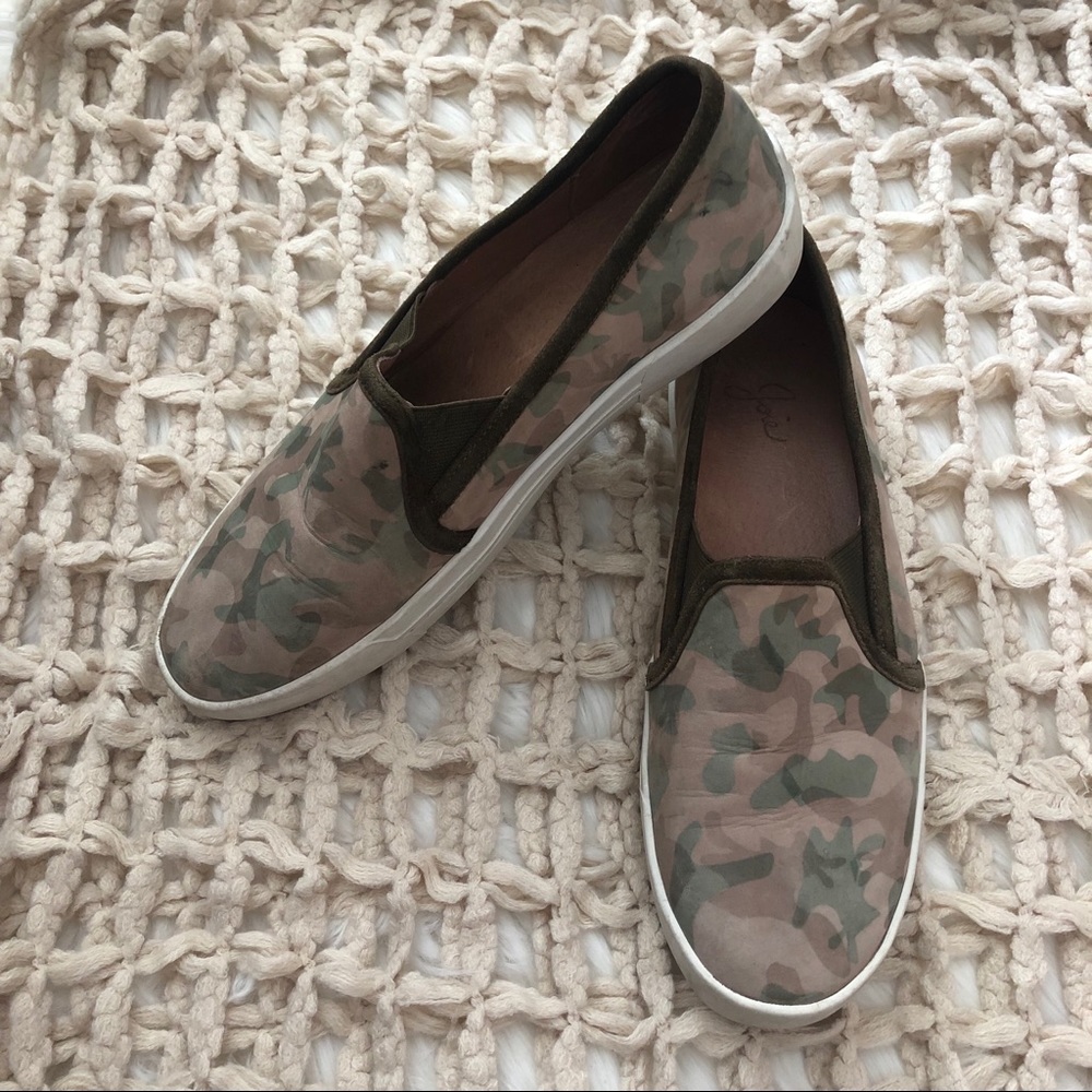 Joie Camouflage Camo Print Slip-on Sneakers size 39